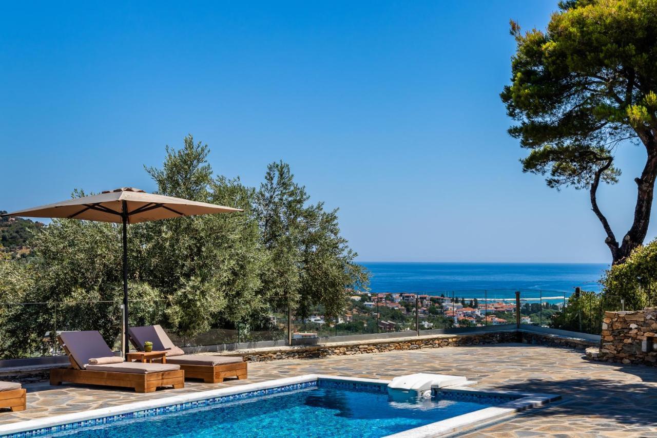 Villa Ifigeneia Skopelos Με Πισίνα Και Υπέροχη Θέα Exterior photo