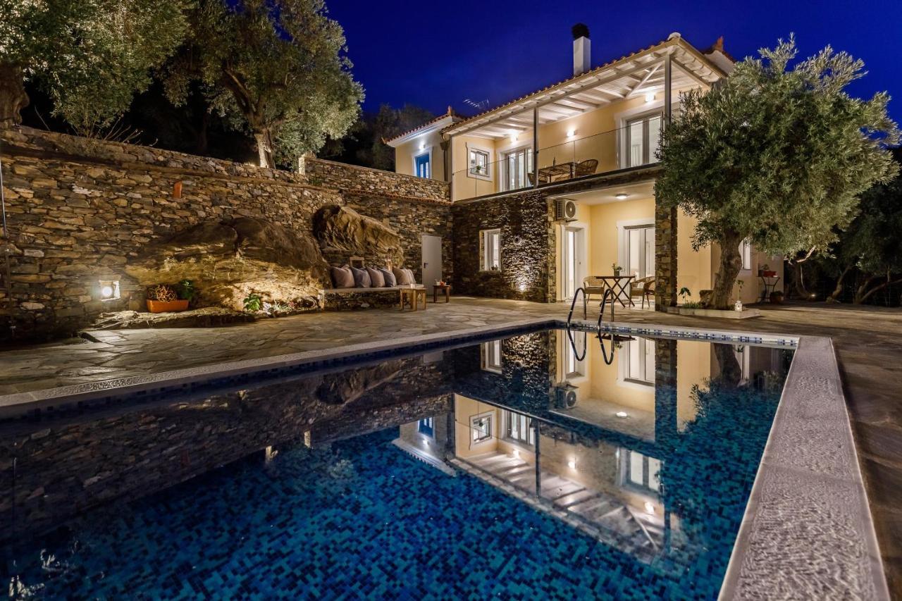 Villa Ifigeneia Skopelos Με Πισίνα Και Υπέροχη Θέα Exterior photo