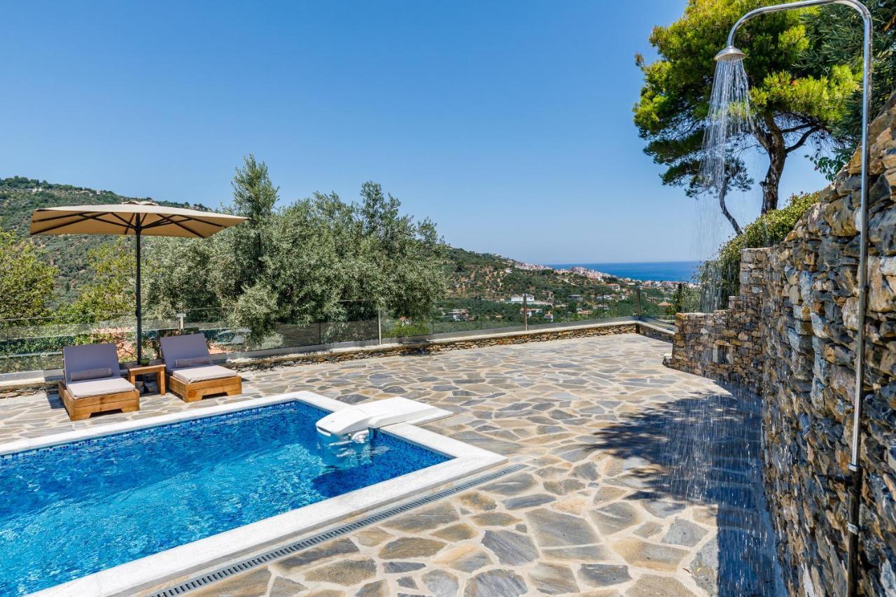 Villa Ifigeneia Skopelos Με Πισίνα Και Υπέροχη Θέα Exterior photo