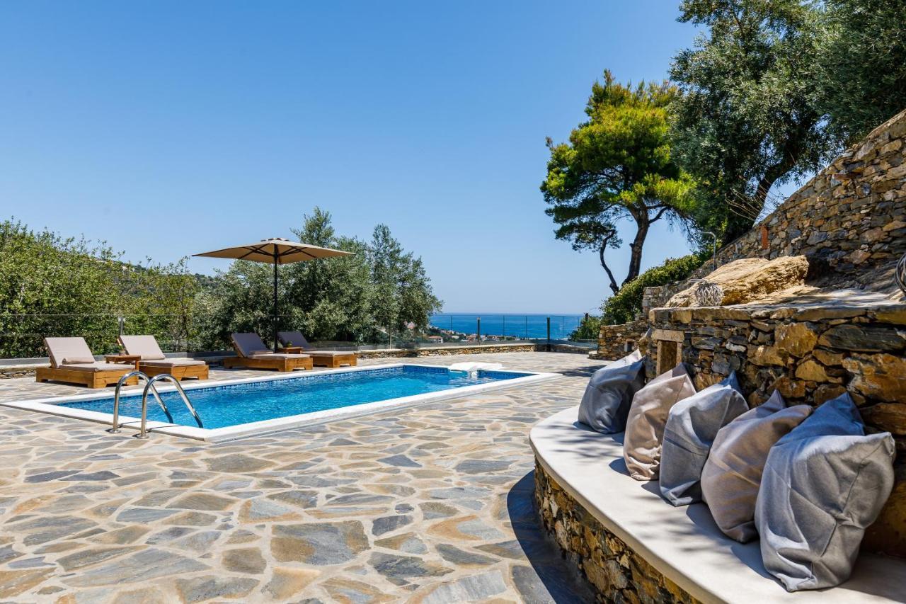 Villa Ifigeneia Skopelos Με Πισίνα Και Υπέροχη Θέα Exterior photo