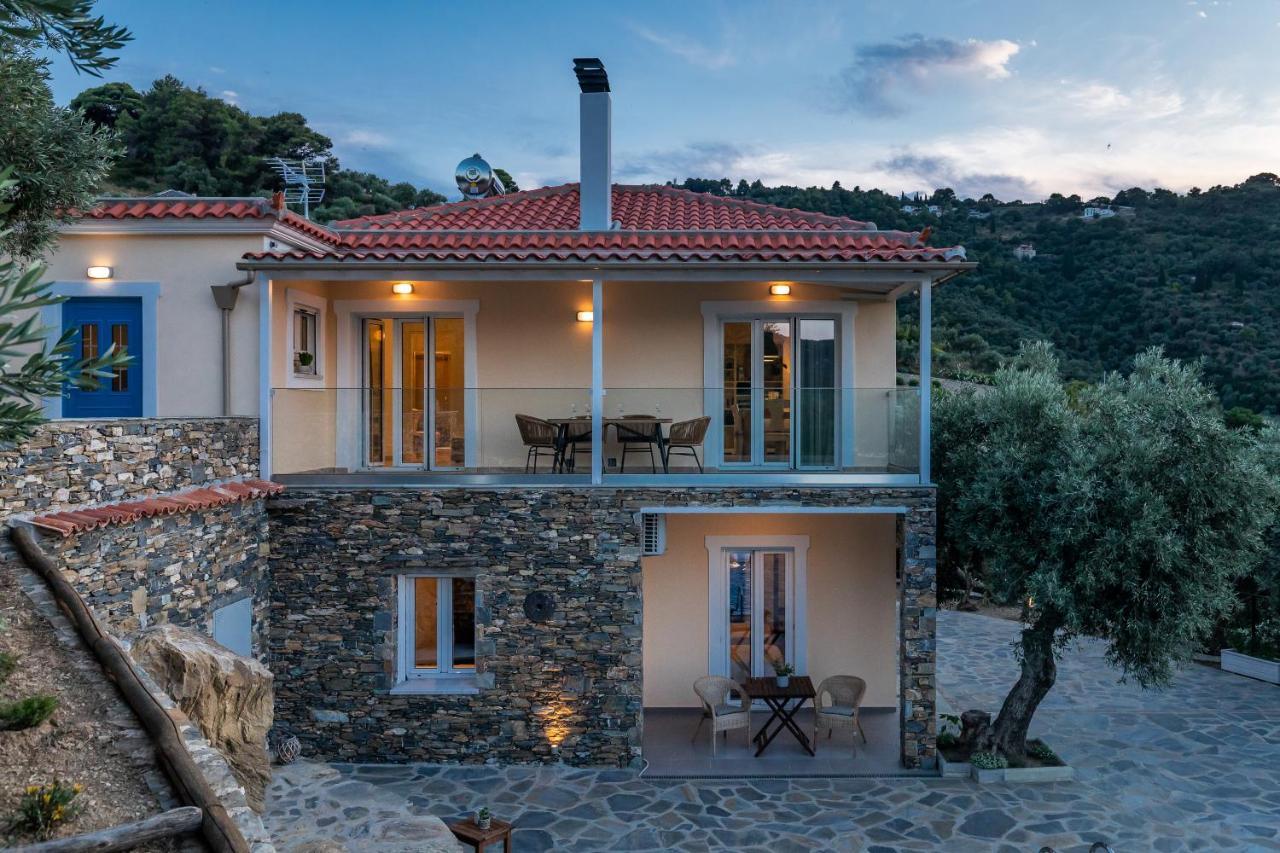 Villa Ifigeneia Skopelos Με Πισίνα Και Υπέροχη Θέα Exterior photo