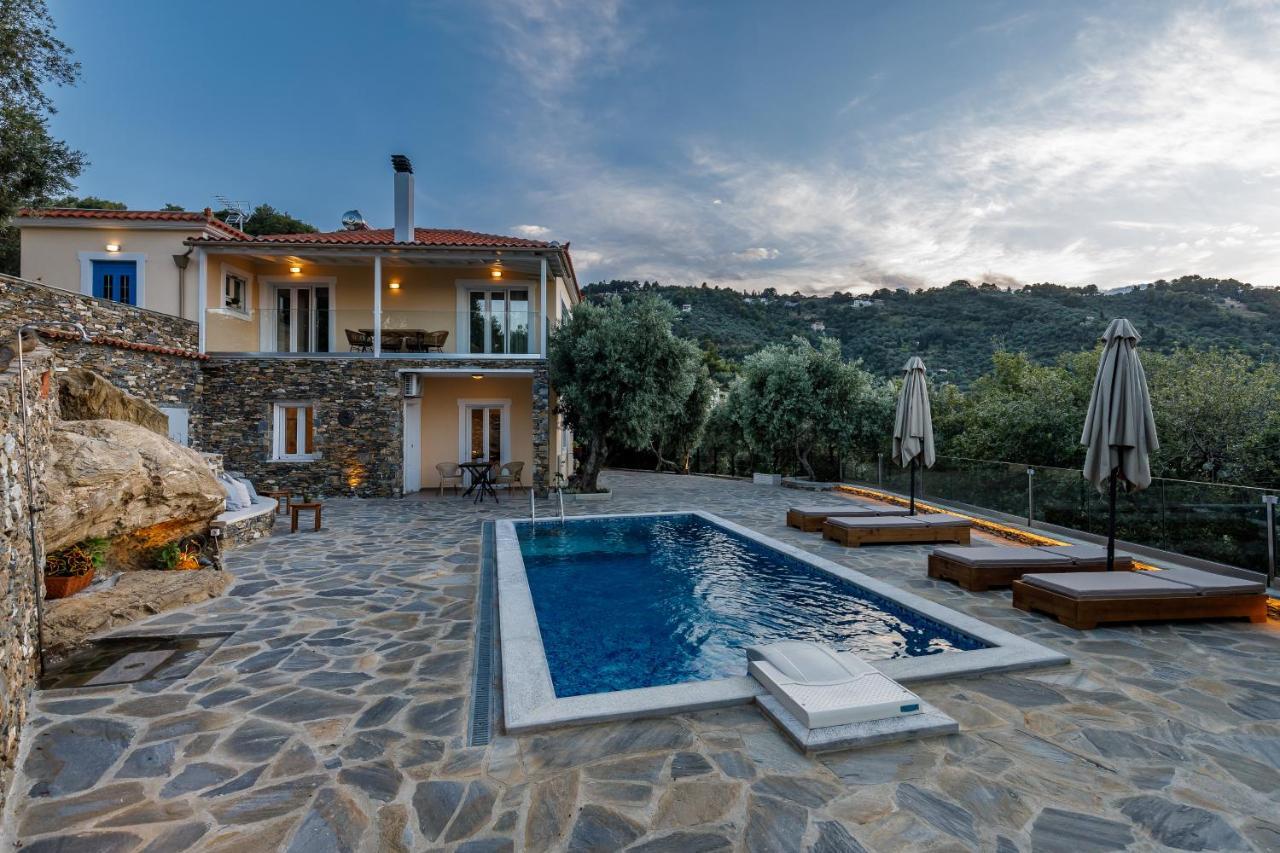 Villa Ifigeneia Skopelos Με Πισίνα Και Υπέροχη Θέα Exterior photo